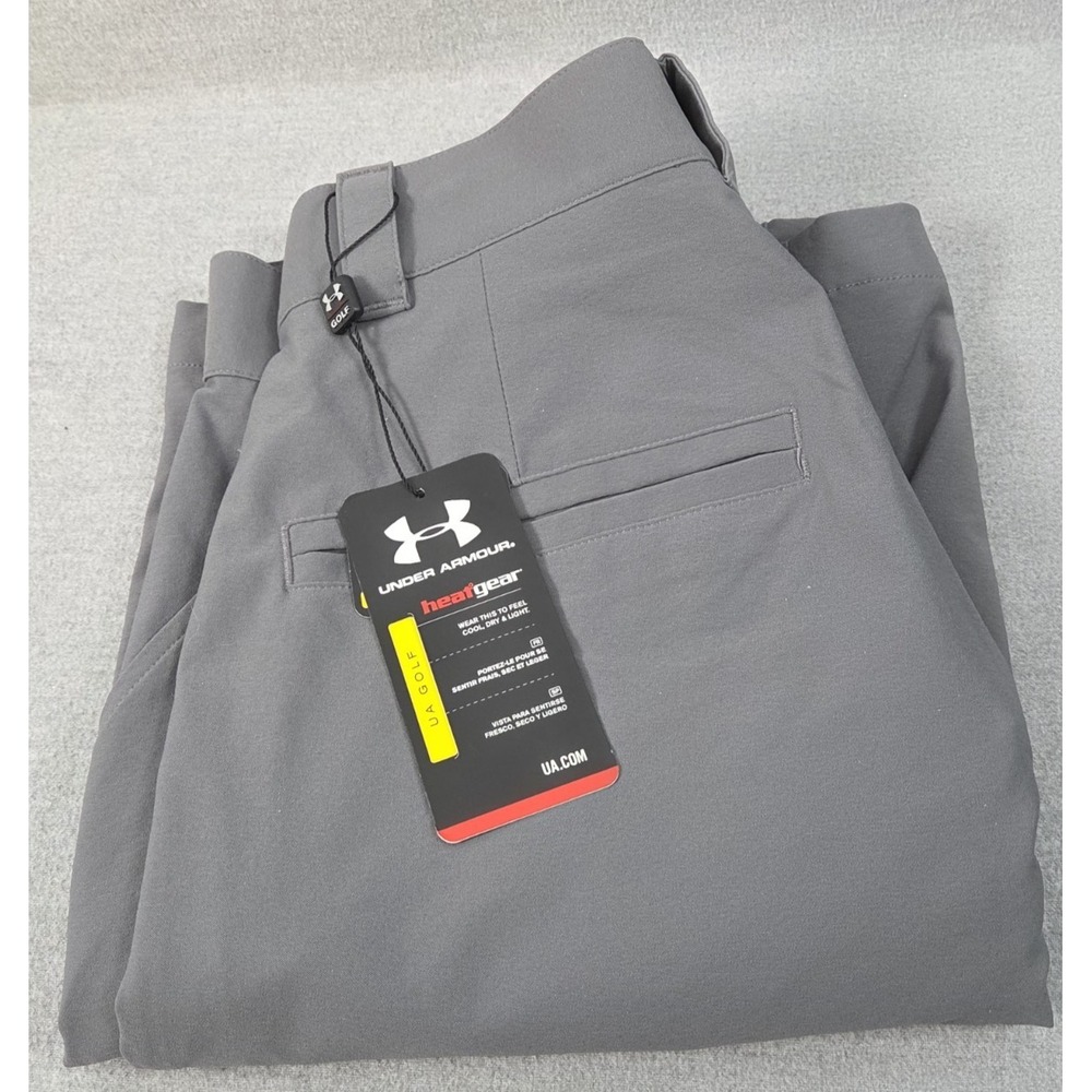 Under Armour Heat Gear Golf Shorts Mens 28 Loose Fit Vintage 2006 Flat Front NEW